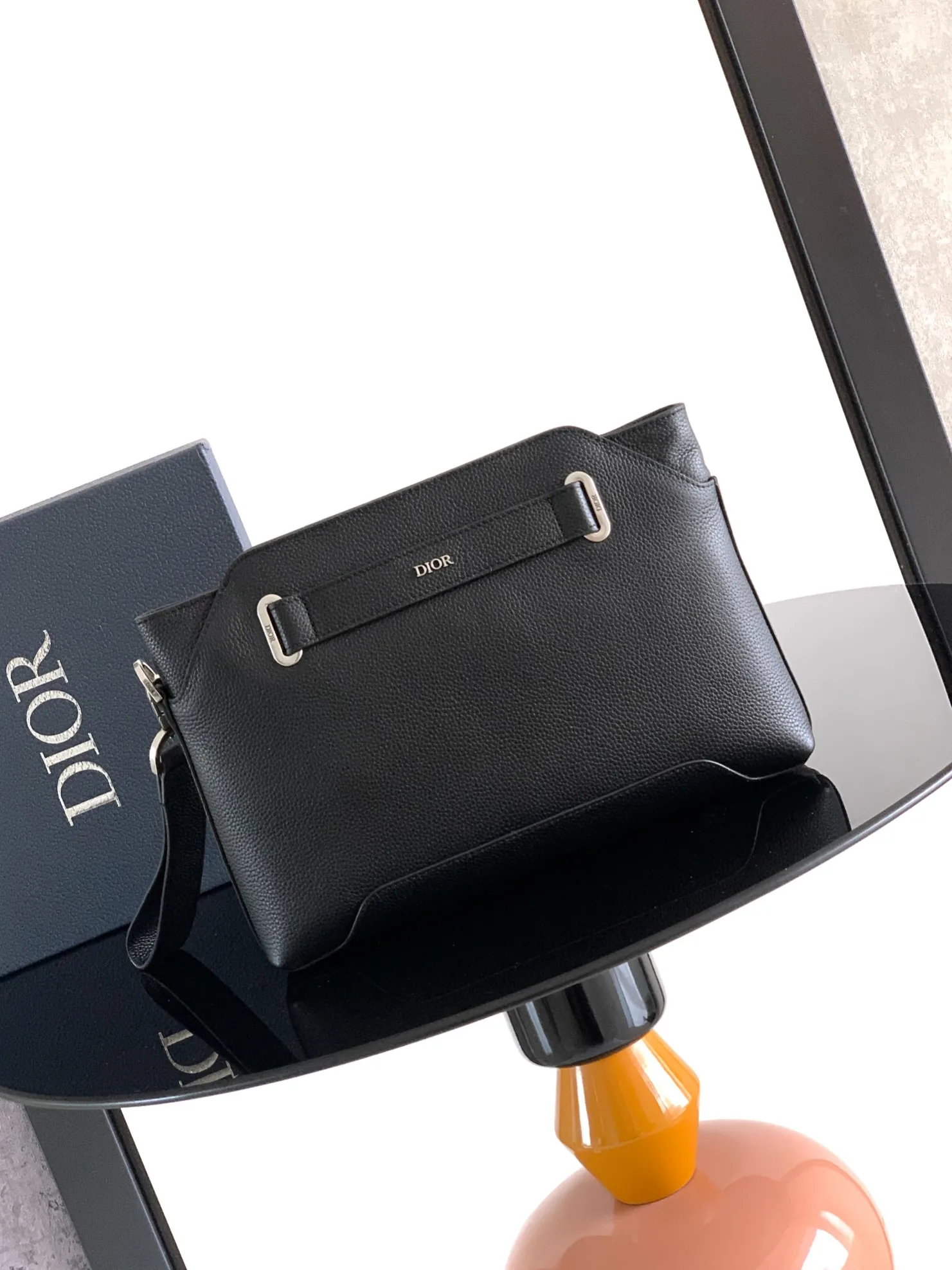 迪奥Dior Normandie A5 三角形手拿包 二零二五冬季男装系列新品 - 细节图 1