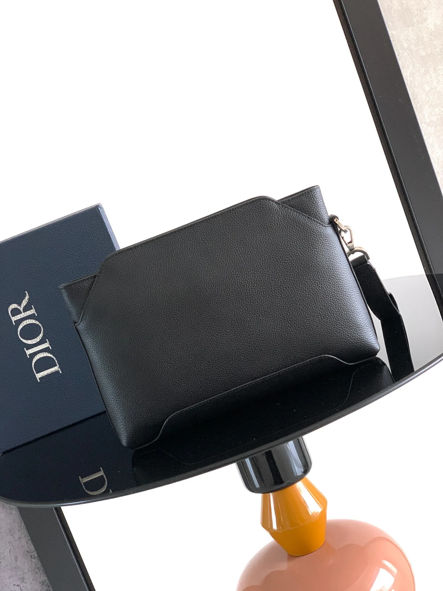 迪奥Dior Normandie A5 三角形手拿包 二零二五冬季男装系列新品 - 细节图 3