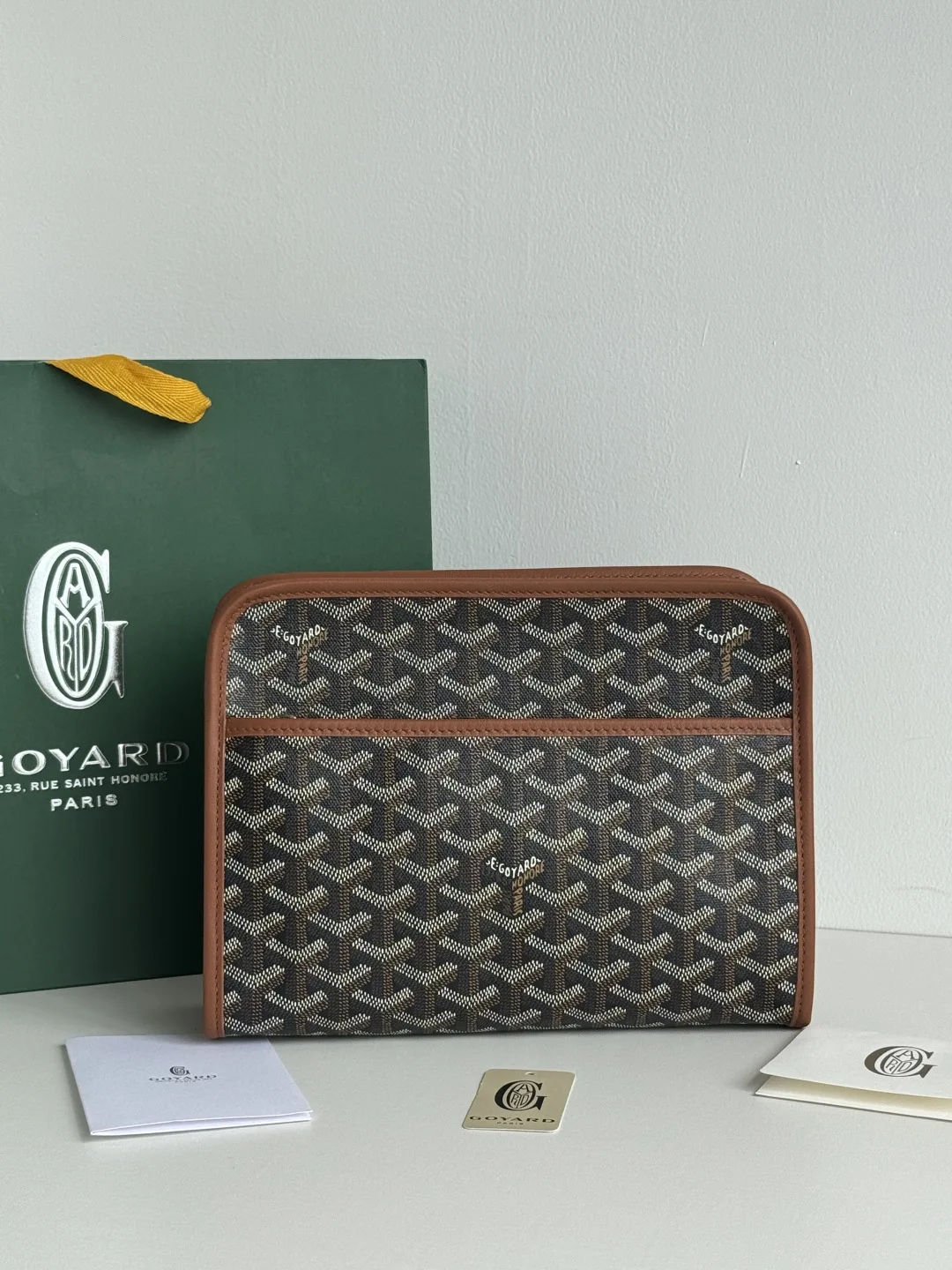 Goyard 020802 Jouvence Toiletry Bag Clutch
