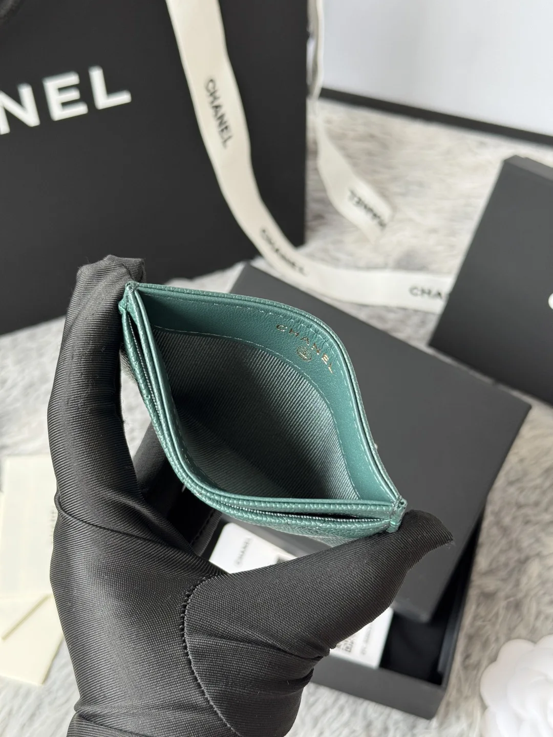 Chanel AP0213 CF Card Case, Chip-style Card Holder - Detail view 7