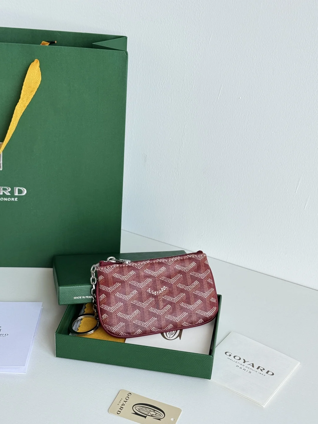 Goyard 3306 Mini Senate Nano Key Bag Coin Purse - Detail view 1