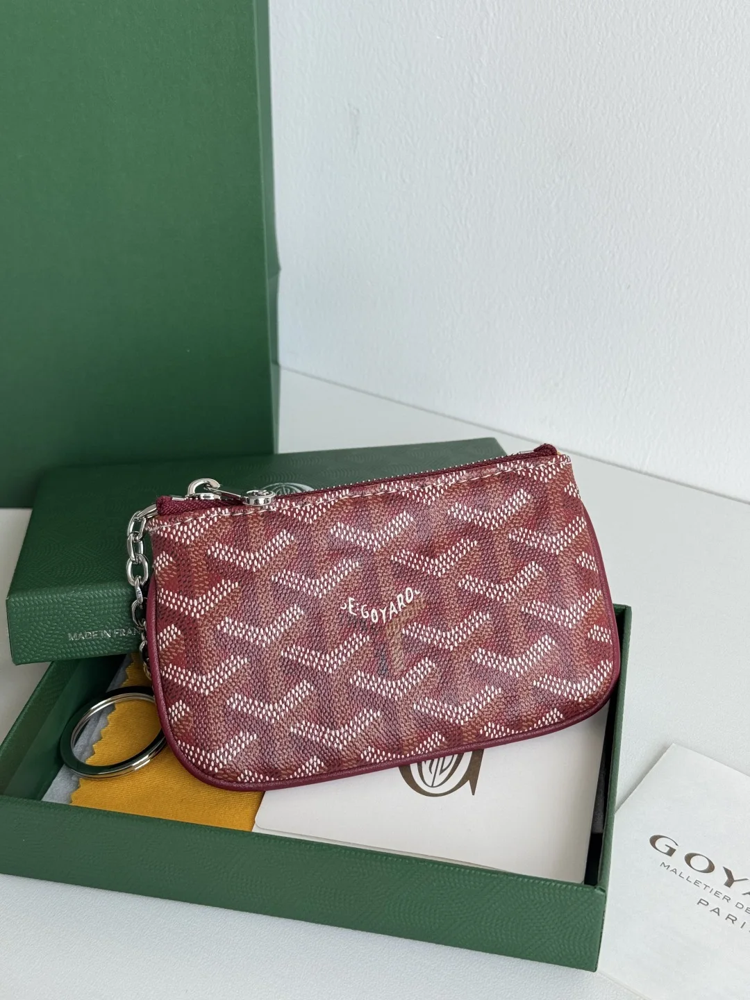 Goyard 3306 Mini Senate Nano Key Bag Coin Purse - Detail view 2