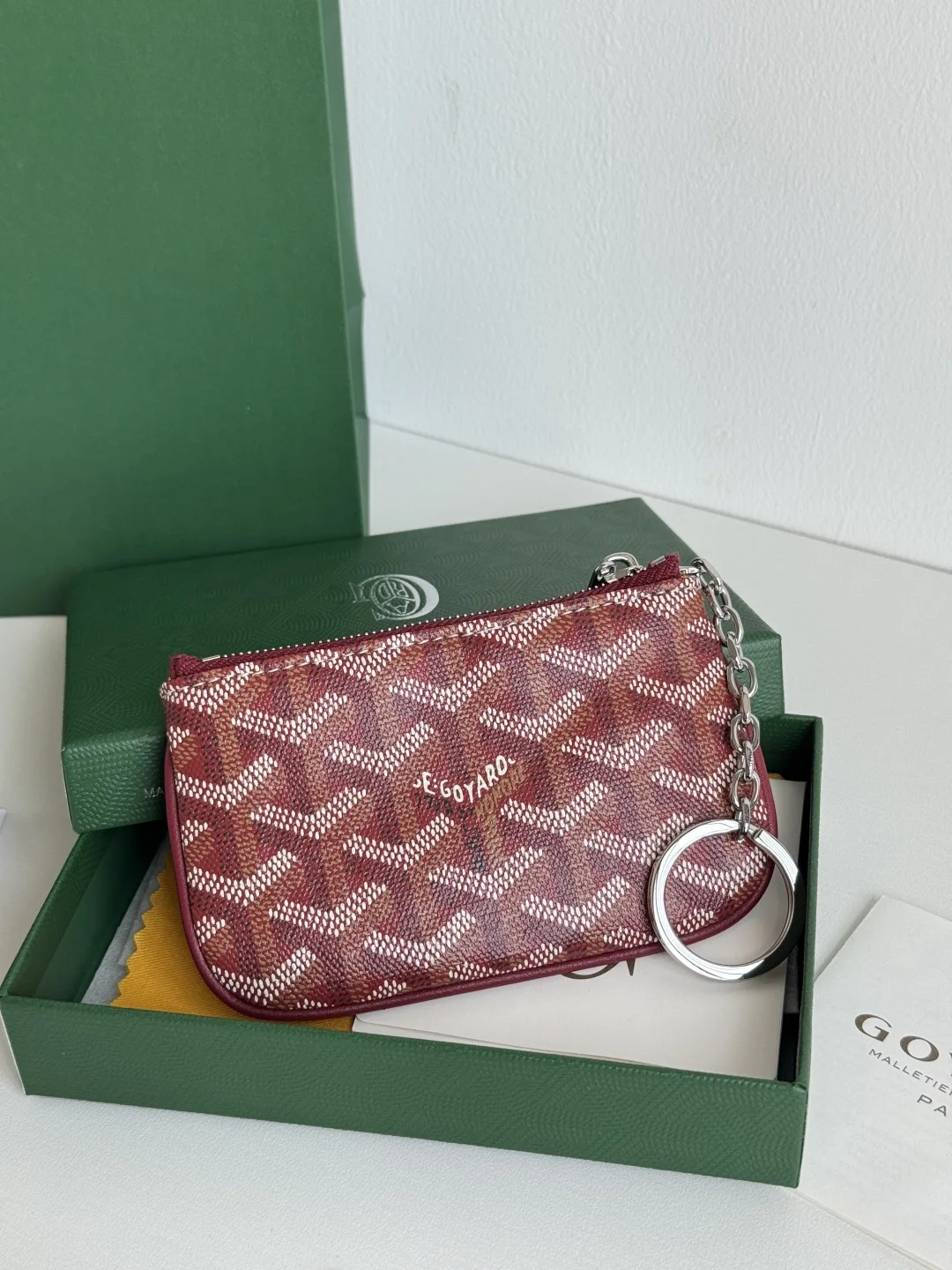 Goyard 3306 Mini Senate Nano Key Bag Coin Purse - Detail view 3