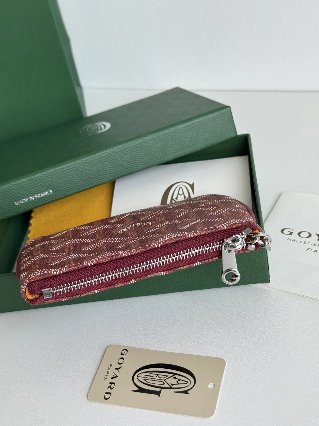 Goyard 3306 Mini Senate Nano Key Bag Coin Purse - Detail view 4