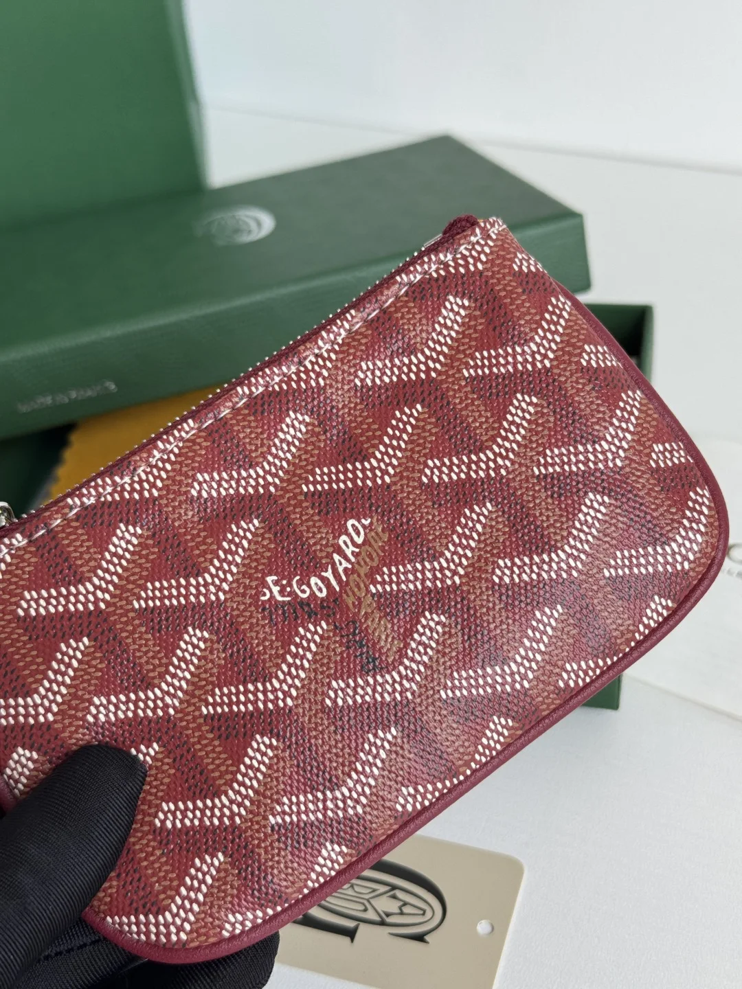 Goyard 3306 Mini Senate Nano Key Bag Coin Purse - Detail view 6
