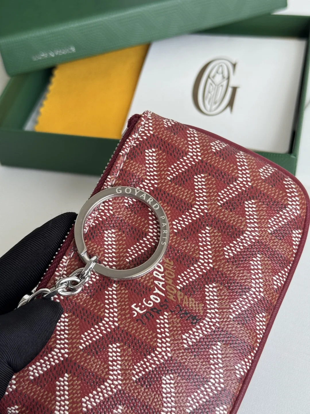 Goyard 3306 Mini Senate Nano Key Bag Coin Purse - Detail view 7