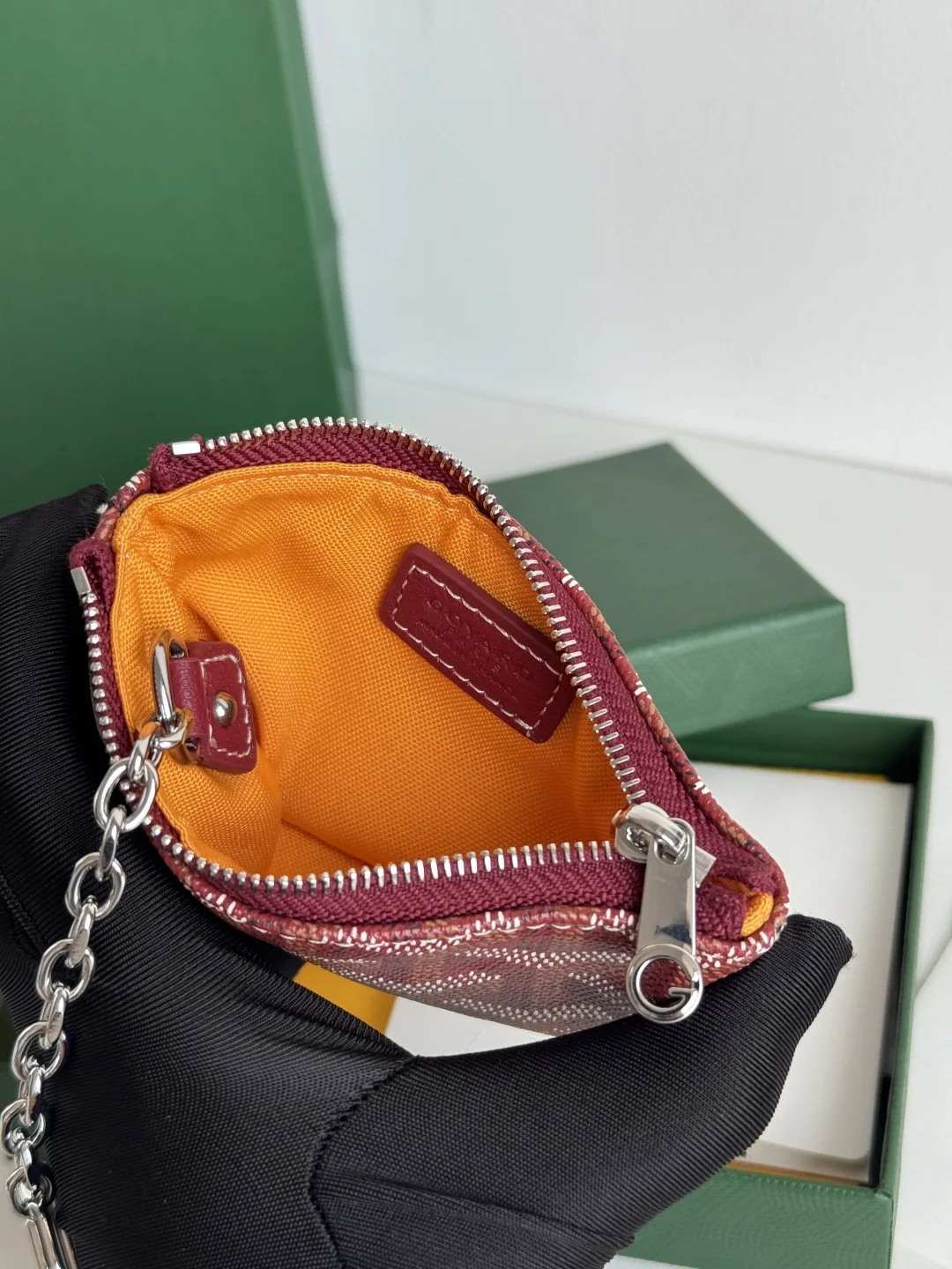 Goyard 3306 Mini Senate Nano Key Bag Coin Purse - Detail view 8