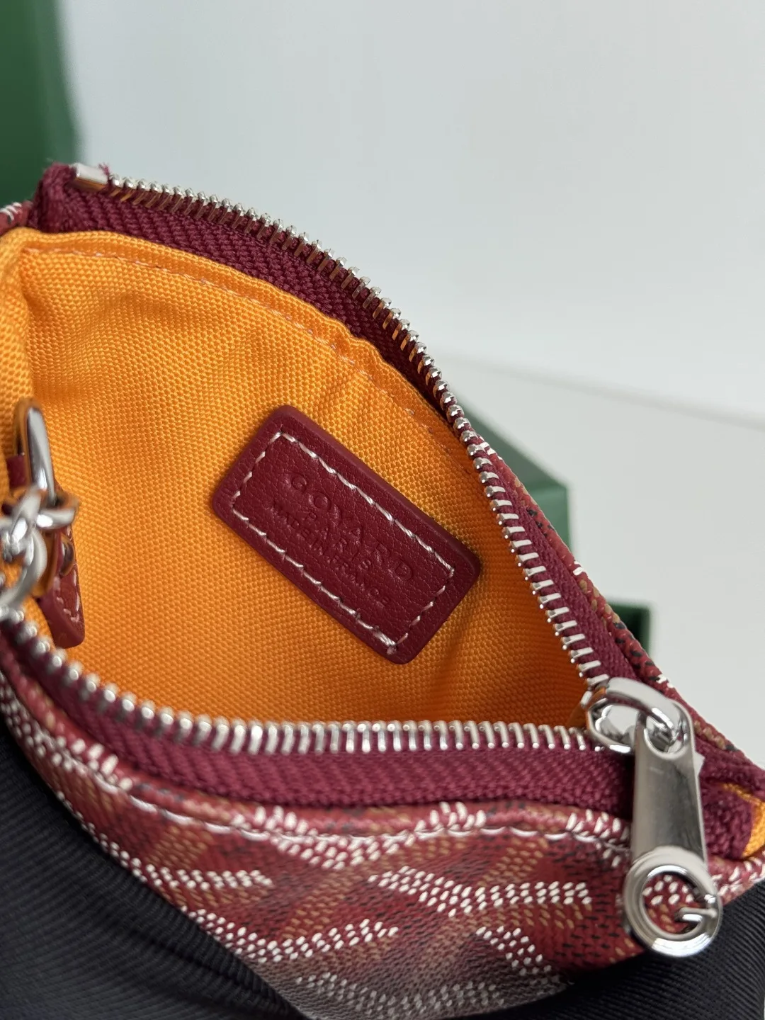 Goyard 3306 Mini Senate Nano Key Bag Coin Purse - Detail view 9