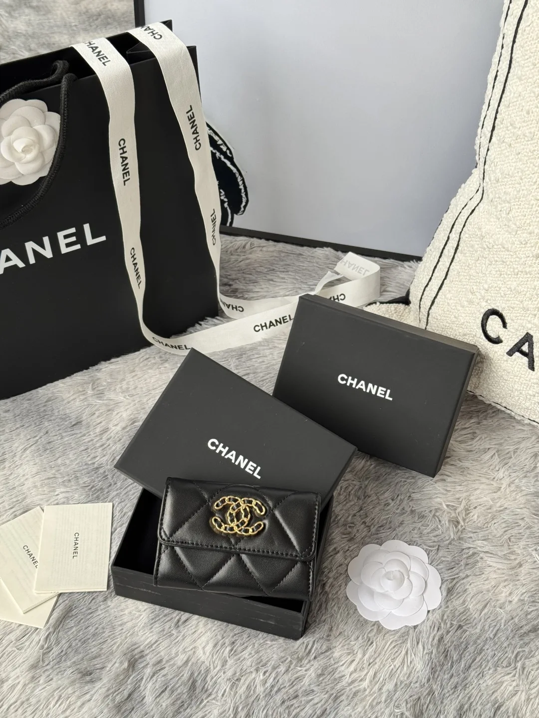 Chanel AP1790 Diamond Quilted Flap Coin Purse
