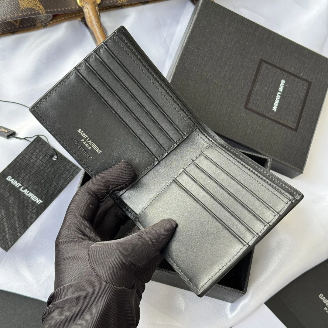 SAINT LAURENT 607727 MONOGRAM Bi-fold Wallet Cardholder - Detail view 7