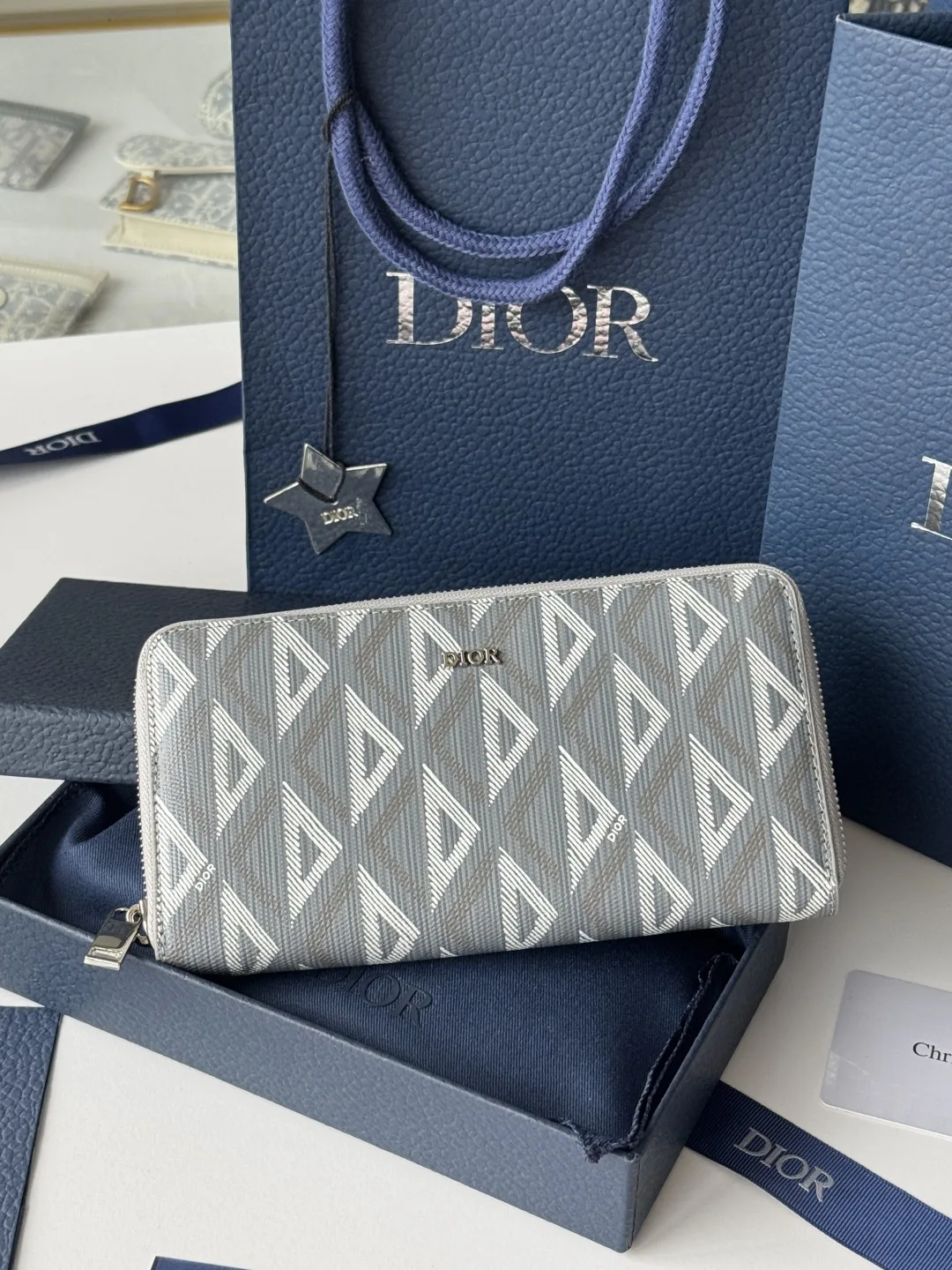 Dior 2ESBC252YSE-315 Long Zipper Wallet - Detail view 2