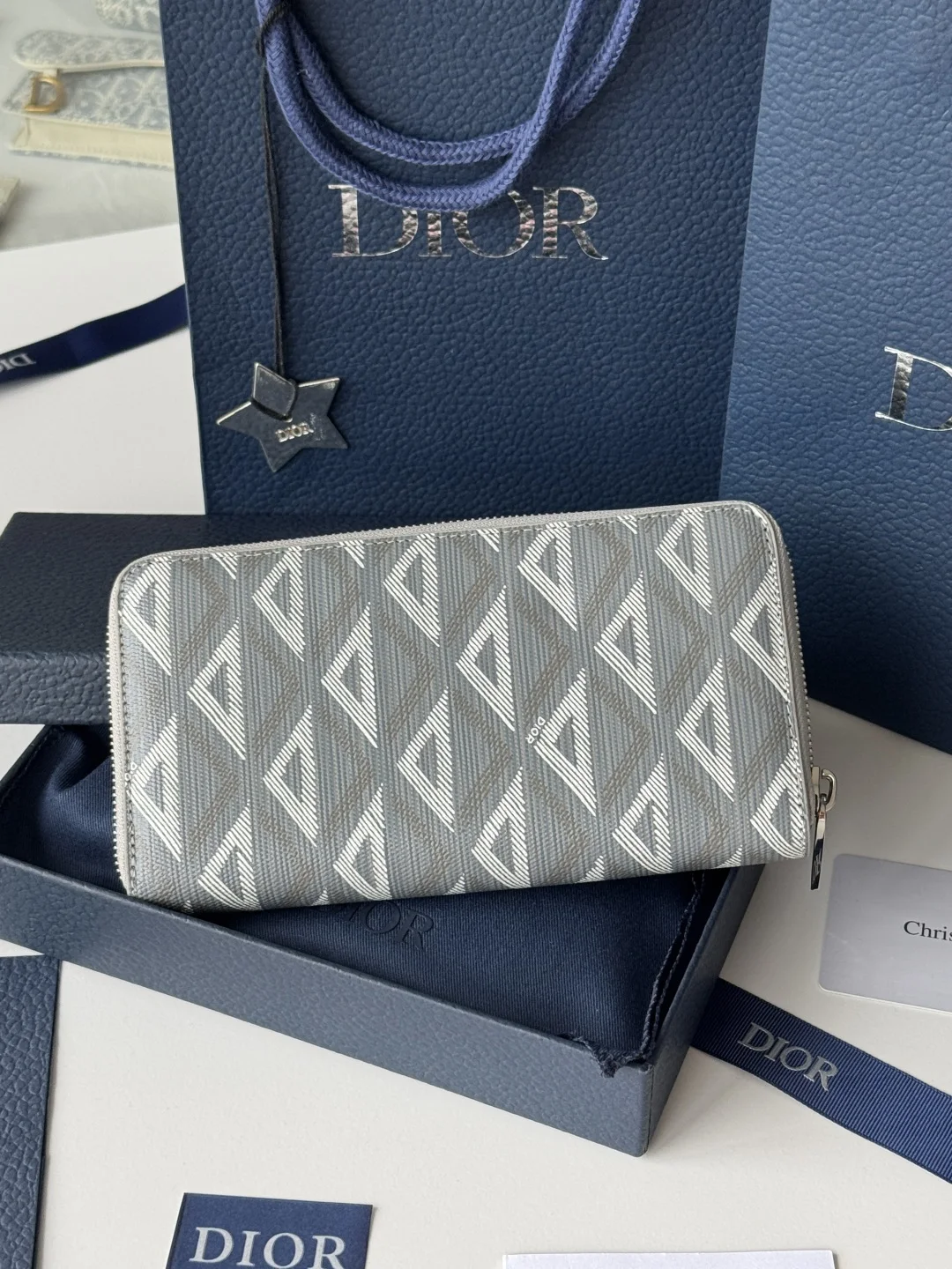 Dior 2ESBC252YSE-315 Long Zipper Wallet - Detail view 3