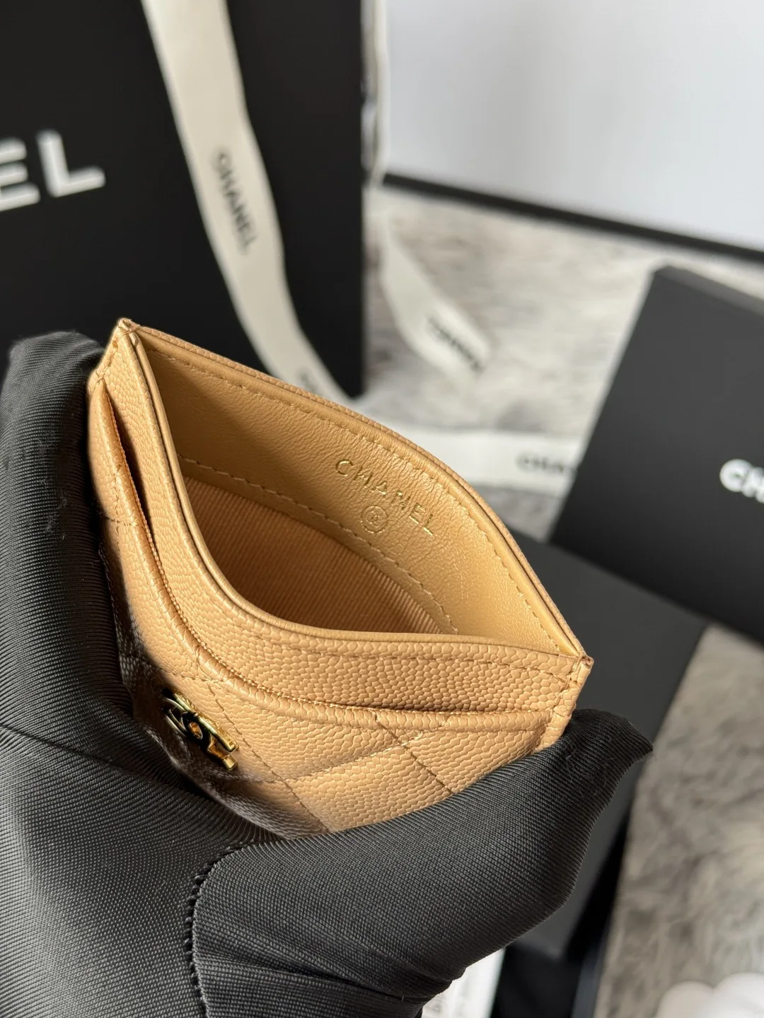 Chanel AP0213 CF Card Holder, Chip-Style Card Case - Detail view 8