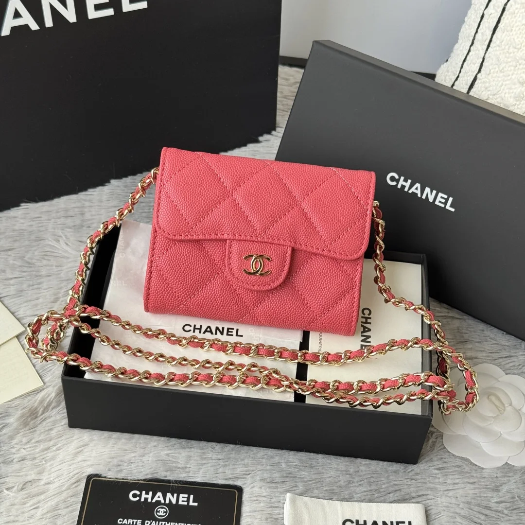Chanel 0238 SS19 Magnetic Snap Chain Bag Small Chanel Chain Bag - Detail view 2