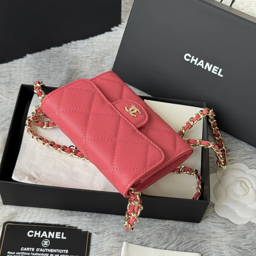 Chanel 0238 SS19 Magnetic Snap Chain Bag Small Chanel Chain Bag - Detail view 5