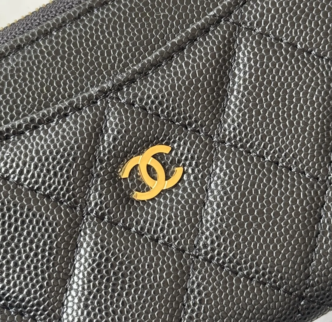 Chanel A3179 2024 7-shaped single pull card holder - Detail view 5