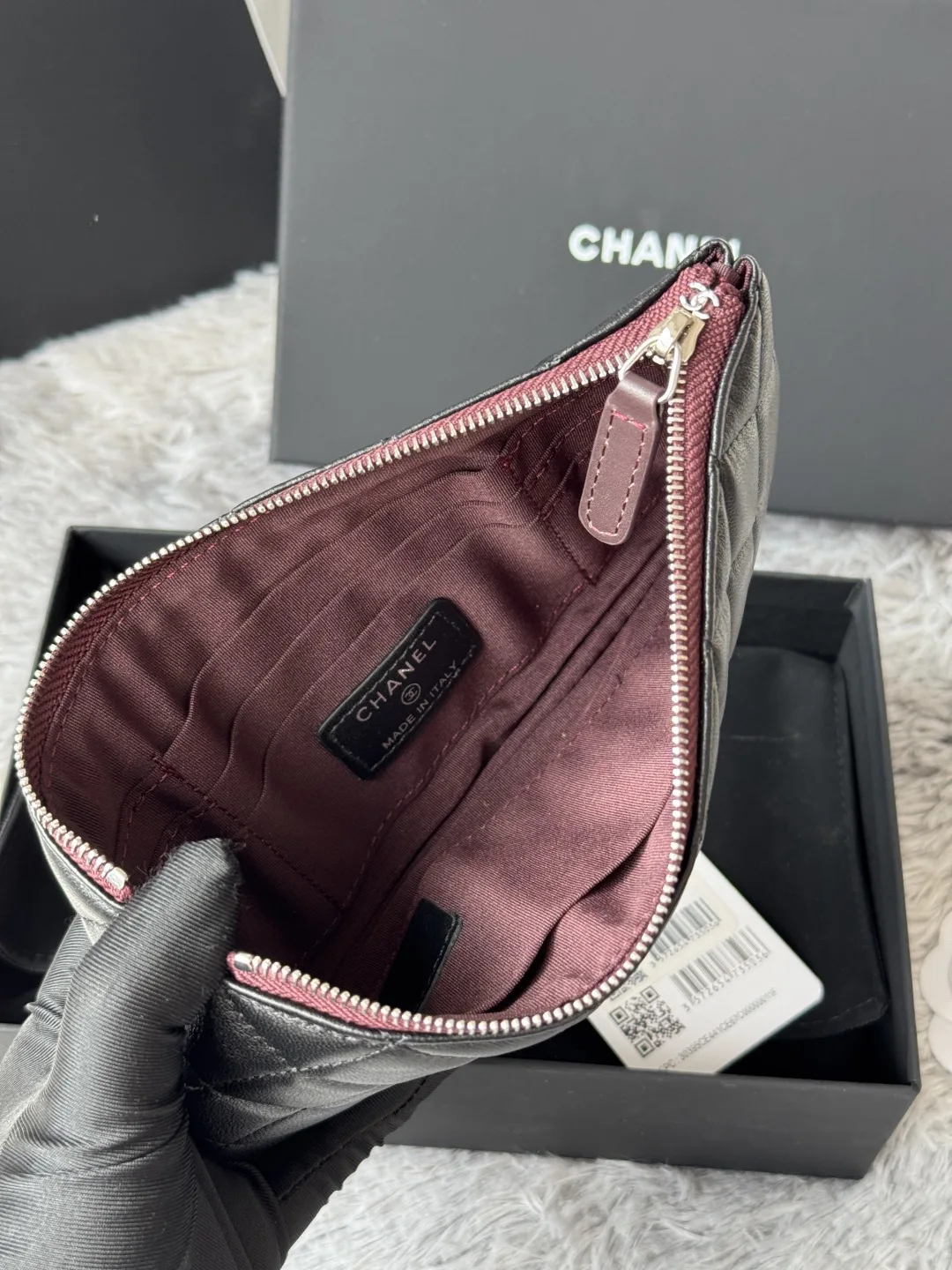 Chanel AP1071 New Style Ball Pattern Diamond Zero Package Handheld Clutch Bag - Detail view 8