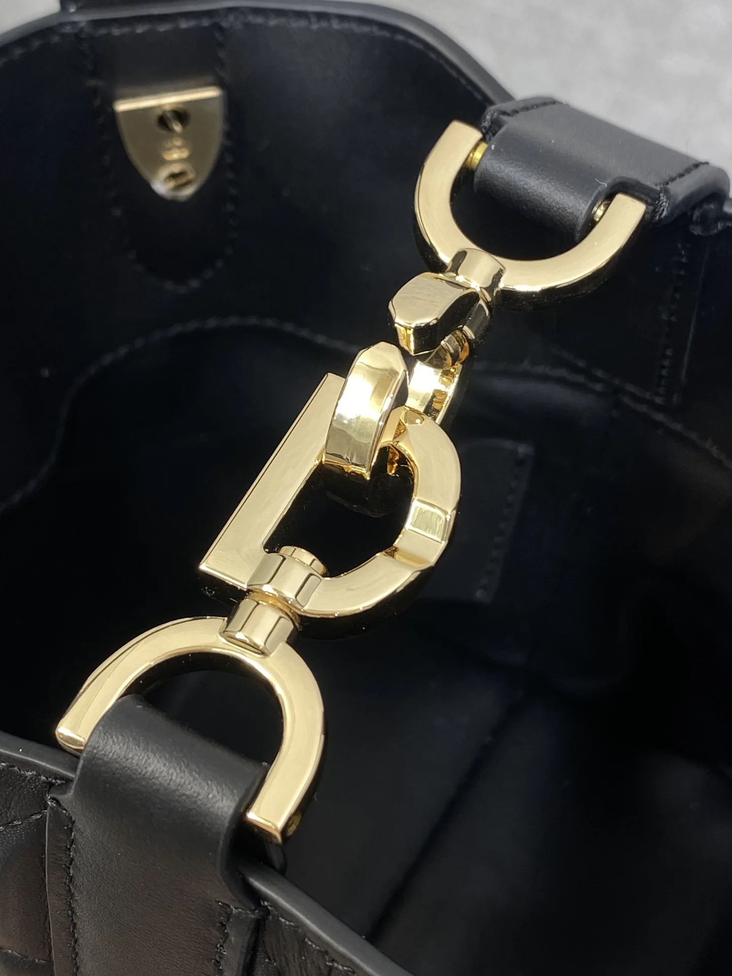 迪奥黑色Toujours竖版系列迷你 女士手提包 - 细节图 5