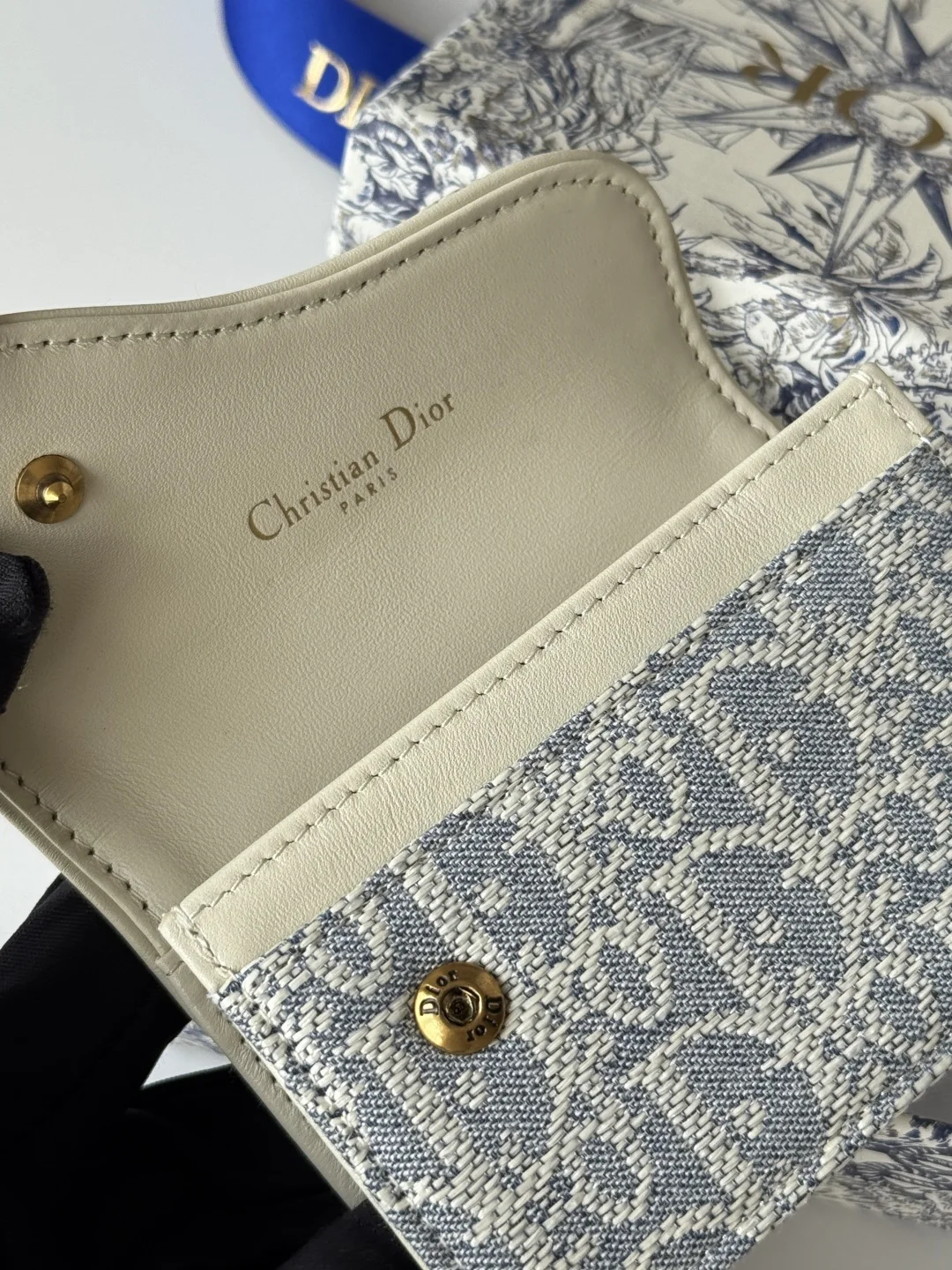 Dior New Saddle Card Holder Coin Purse - Detail view 8