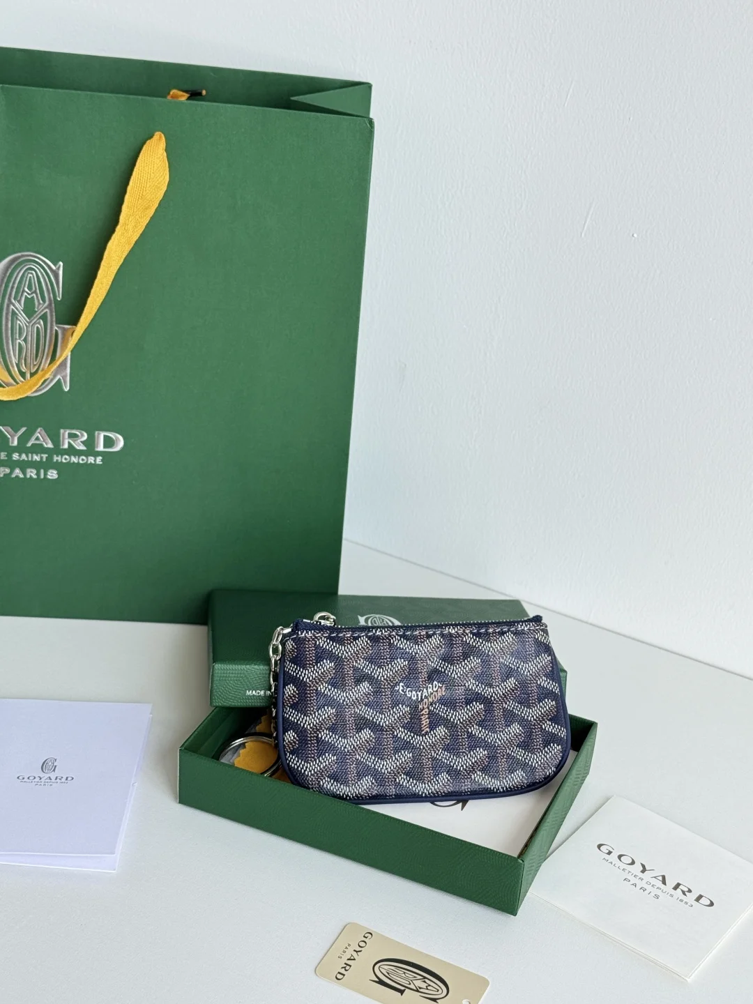 Goyard 3306 Mini Senate Nano Key Bag Coin Purse - Detail view 1