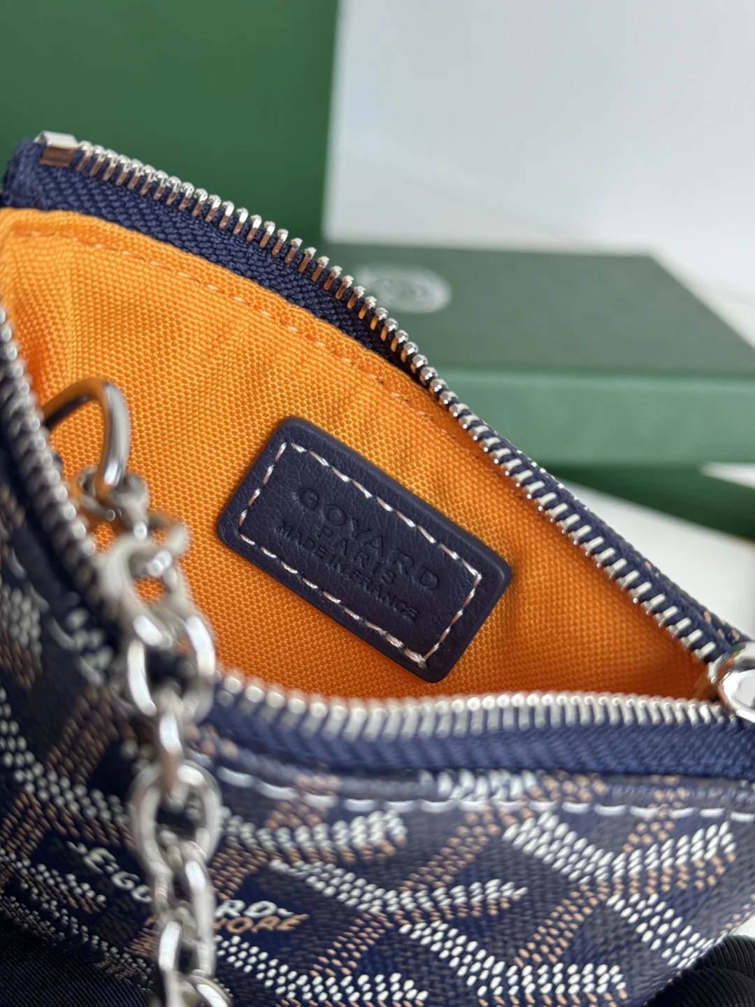 Goyard 3306 Mini Senate Nano Key Bag Coin Purse - Detail view 9