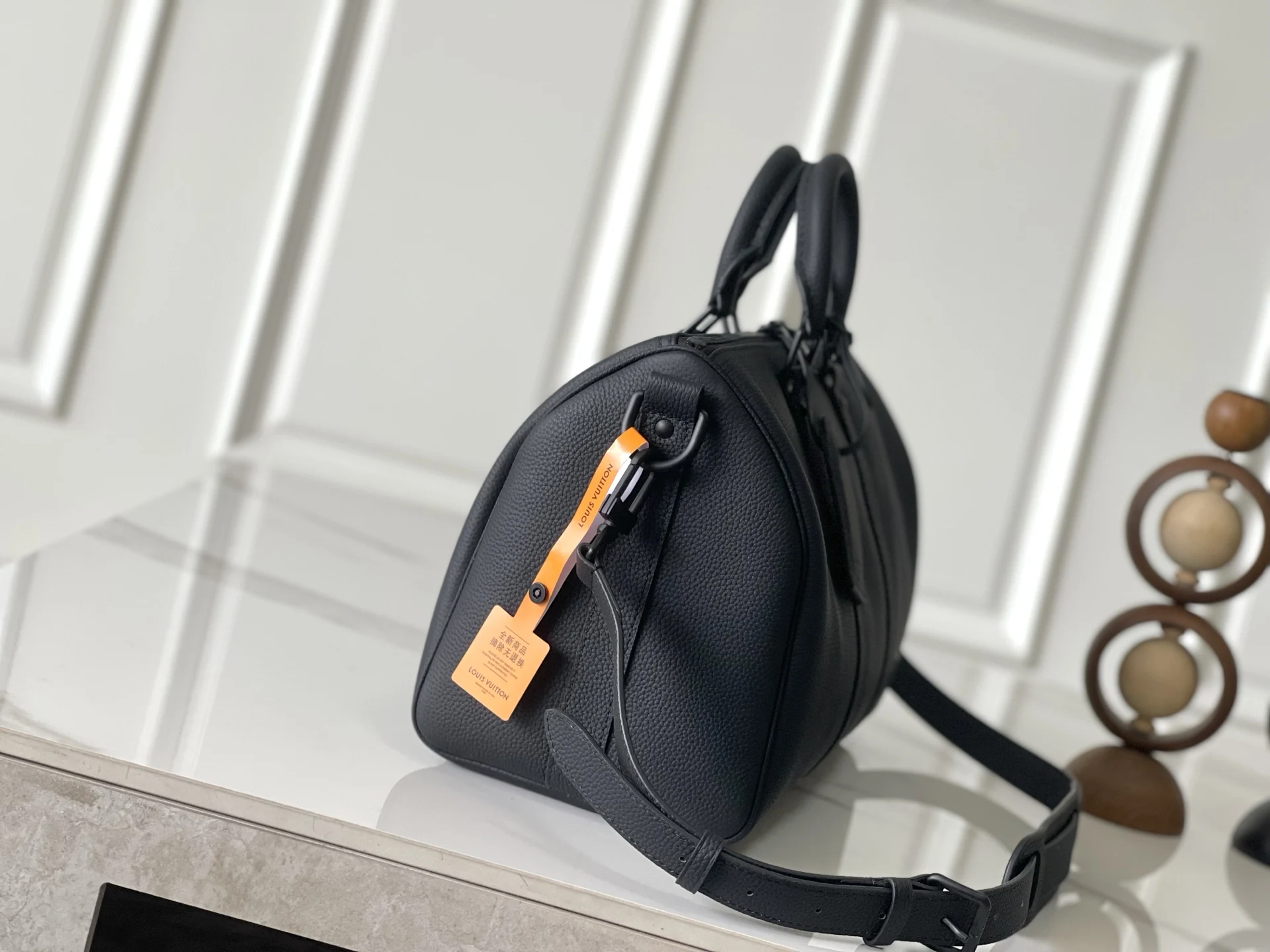 LVM15249半钢 全皮旅行袋 Keepall Bandouliere 35手袋 - 细节图 2