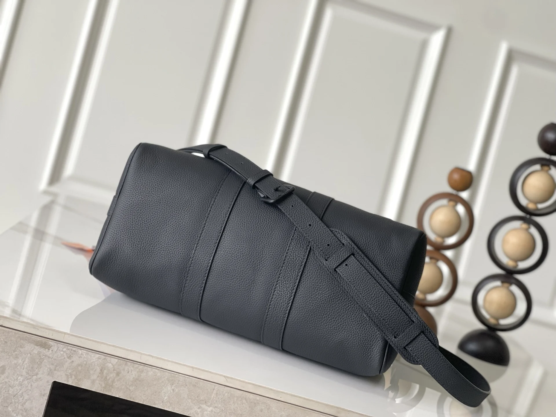 LVM15249半钢 全皮旅行袋 Keepall Bandouliere 35手袋 - 细节图 4
