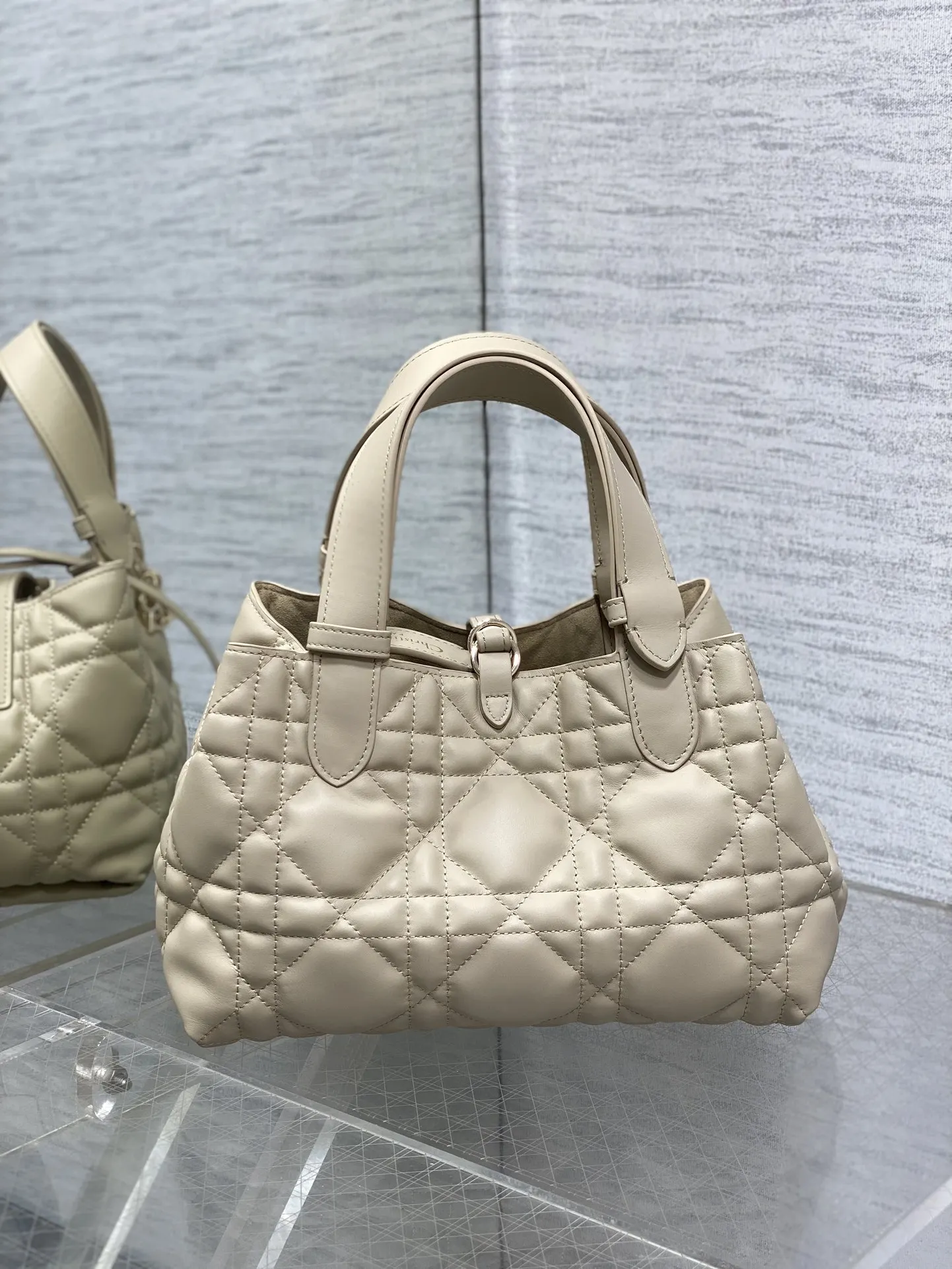 Dior Light Apricot Toujours Small Handbag - Detail view 5
