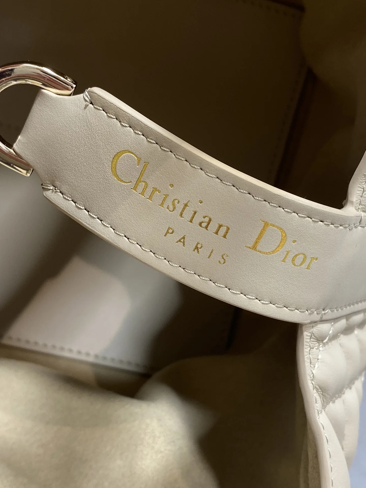 Dior Light Apricot Toujours Small Handbag - Detail view 6