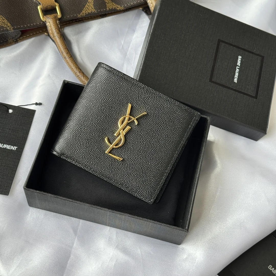 SAINT LAURENT 463249 MONOGRAM Bi-fold Wallet Card Holder - Detail view 2