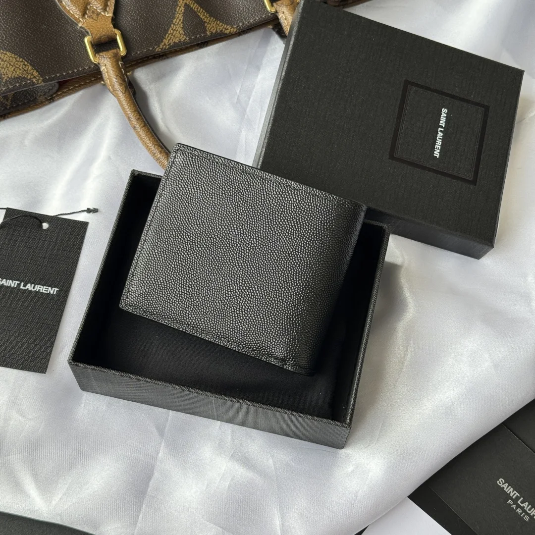 SAINT LAURENT 463249 MONOGRAM Bi-fold Wallet Card Holder - Detail view 3