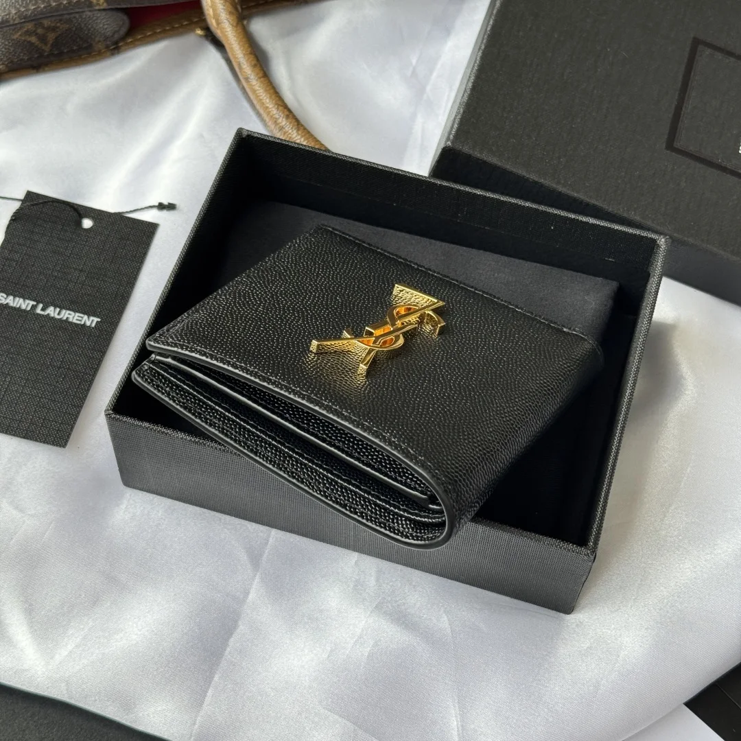 SAINT LAURENT 463249 MONOGRAM Bi-fold Wallet Card Holder - Detail view 4