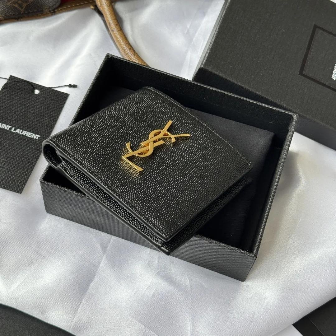 SAINT LAURENT 463249 MONOGRAM Bi-fold Wallet Card Holder - Detail view 5
