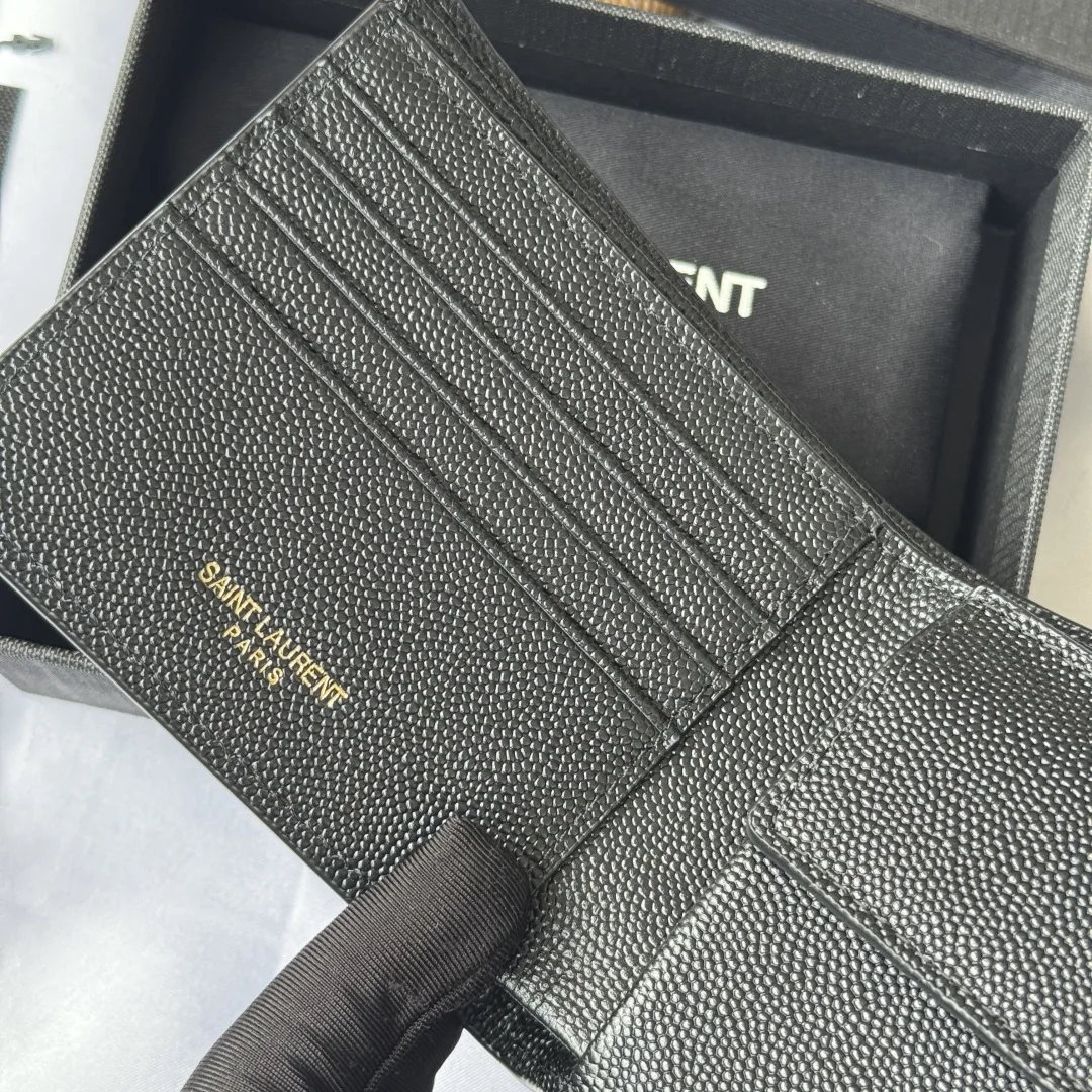 SAINT LAURENT 463249 MONOGRAM Bi-fold Wallet Card Holder - Detail view 8