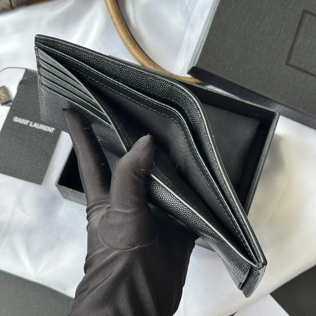 SAINT LAURENT 463249 MONOGRAM Bi-fold Wallet Card Holder - Detail view 9