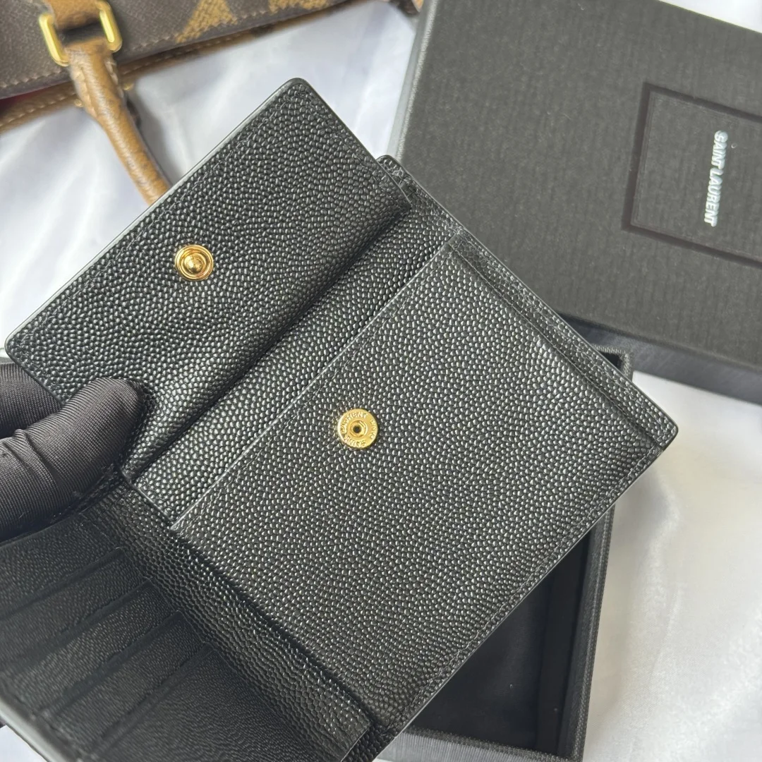 SAINT LAURENT 463249 MONOGRAM Bi-fold Wallet Card Holder - Detail view 10