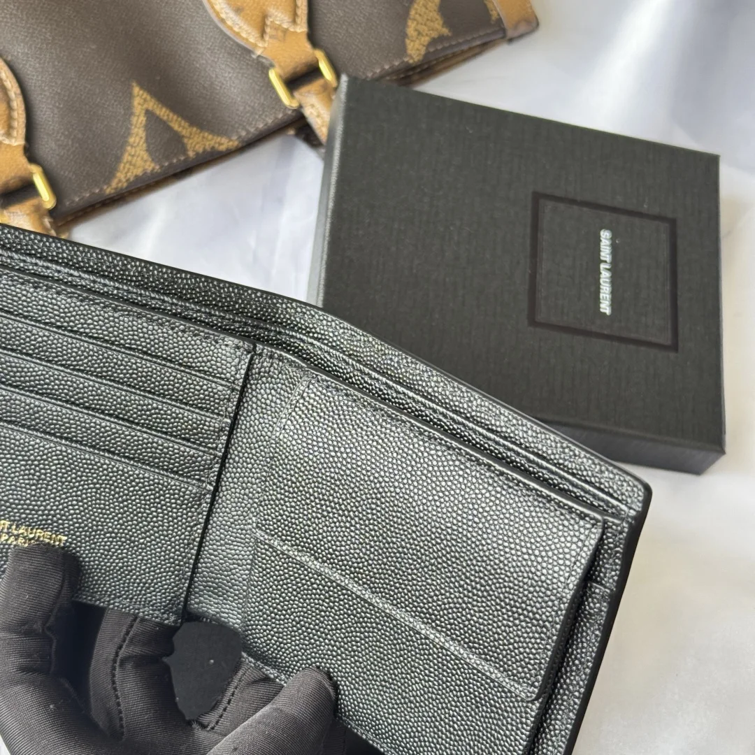 SAINT LAURENT 463249 MONOGRAM Bi-fold Wallet Card Holder - Detail view 11