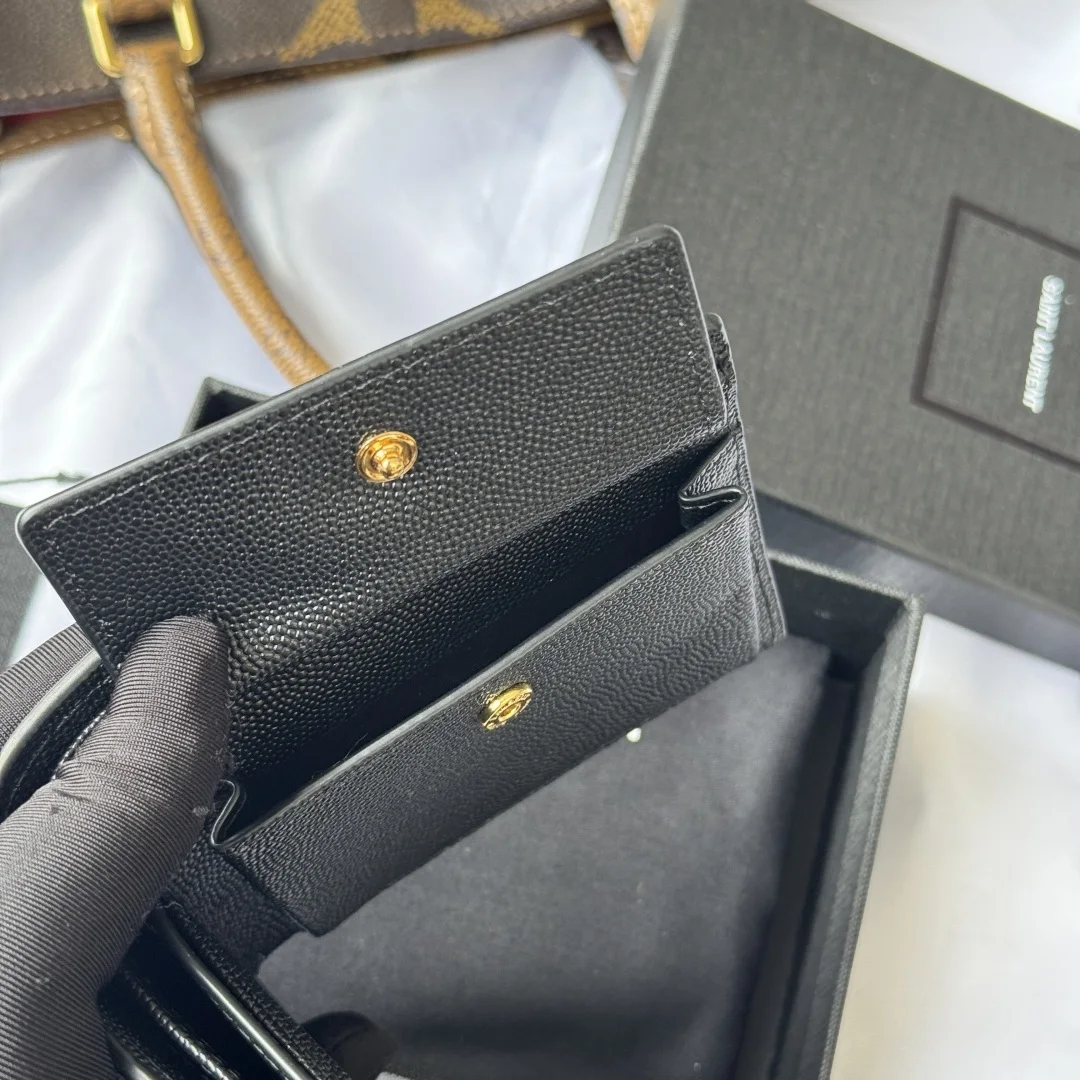 SAINT LAURENT 463249 MONOGRAM Bi-fold Wallet Card Holder - Detail view 12