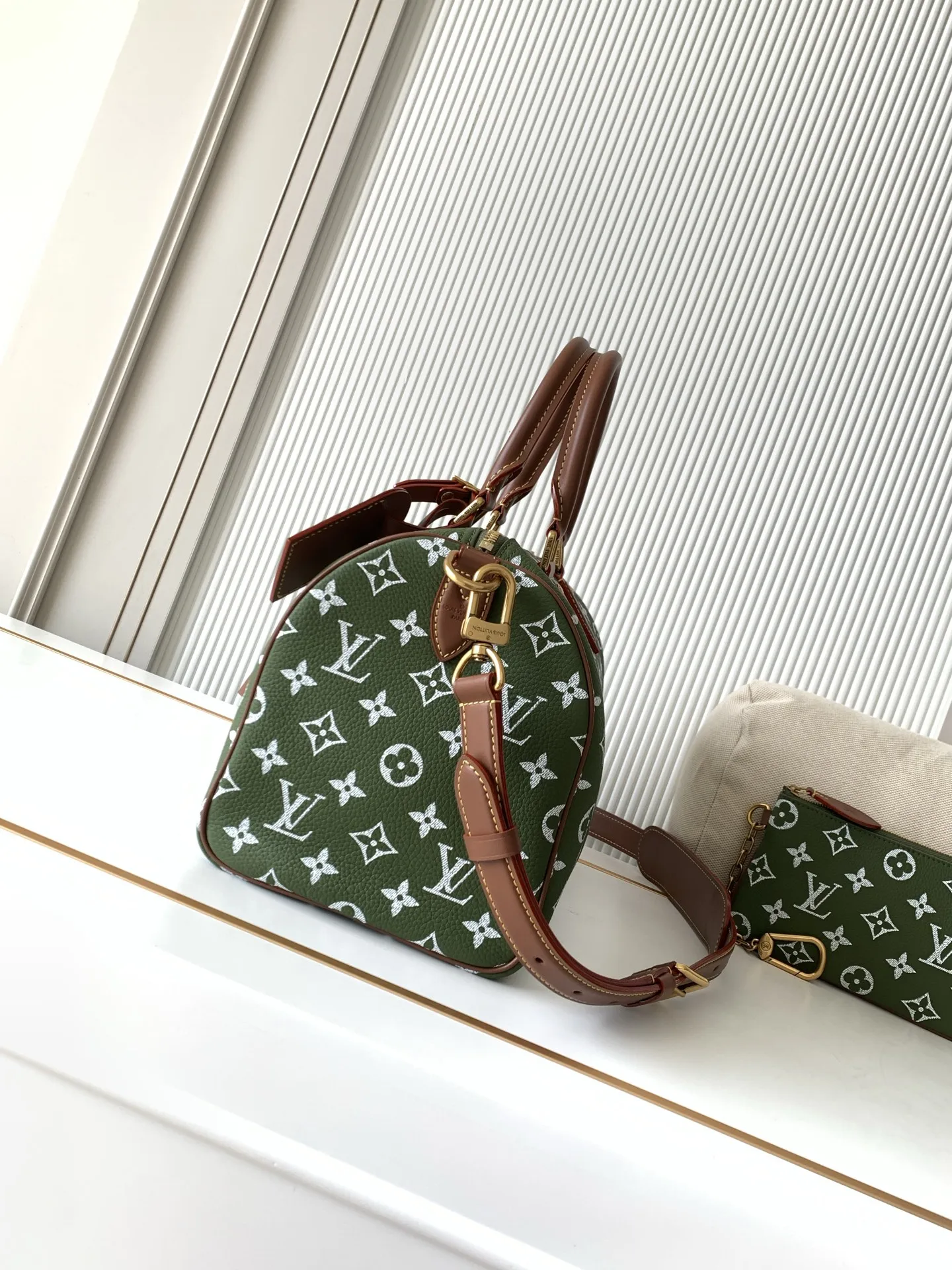 LVM15241军绿 Speedy P9 Bandouliere30手袋 - 细节图 2