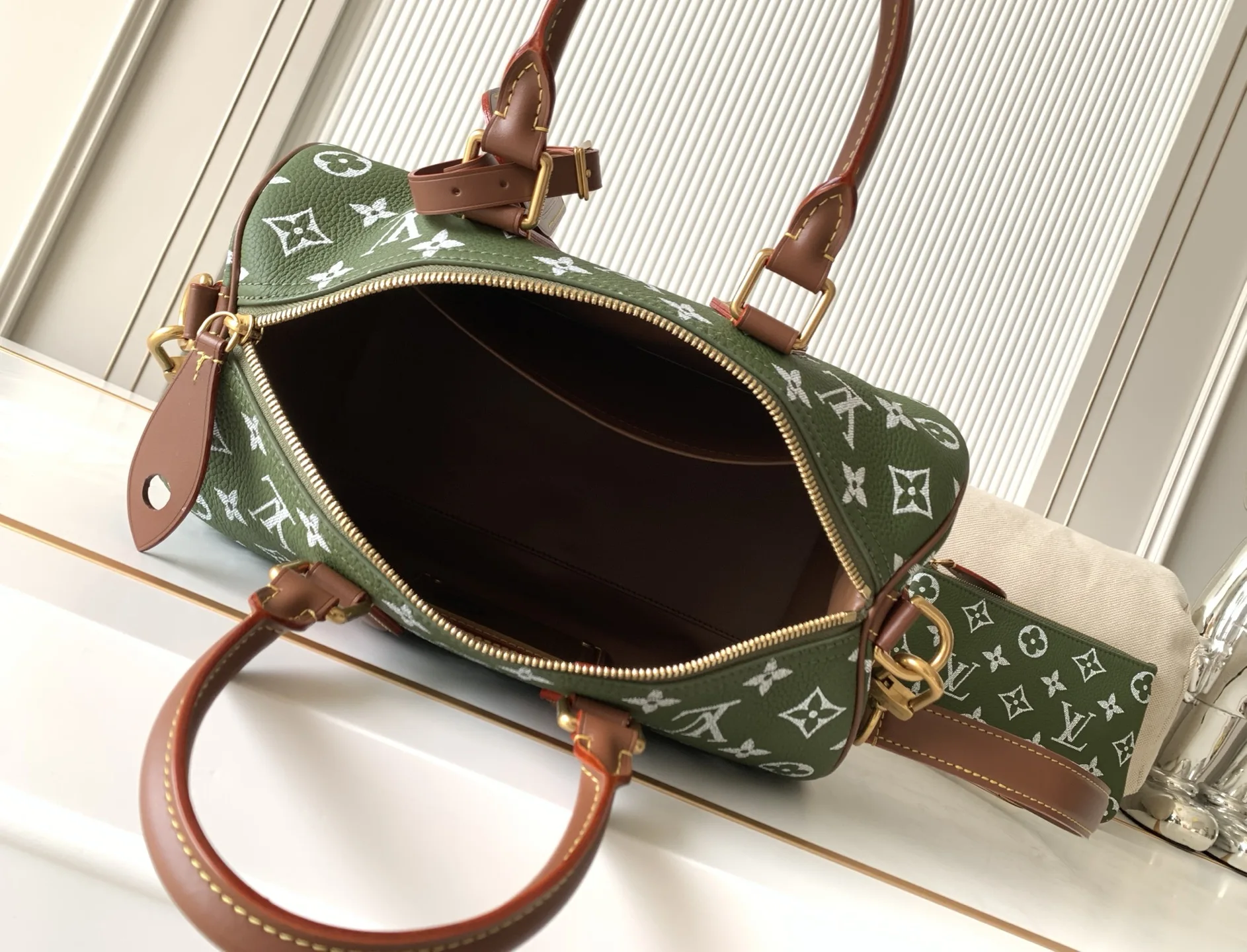 LVM15241军绿 Speedy P9 Bandouliere30手袋 - 细节图 8