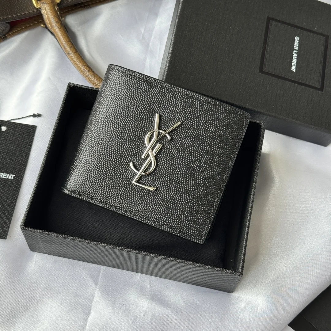 SAINT LAURENT 463249 MONOGRAM Bi-fold Wallet Card Holder - Detail view 2