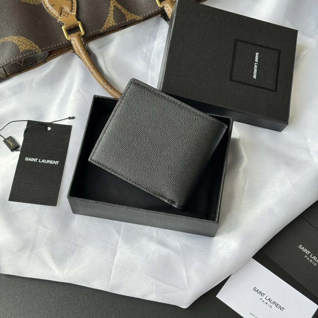 SAINT LAURENT 463249 MONOGRAM Bi-fold Wallet Card Holder - Detail view 3