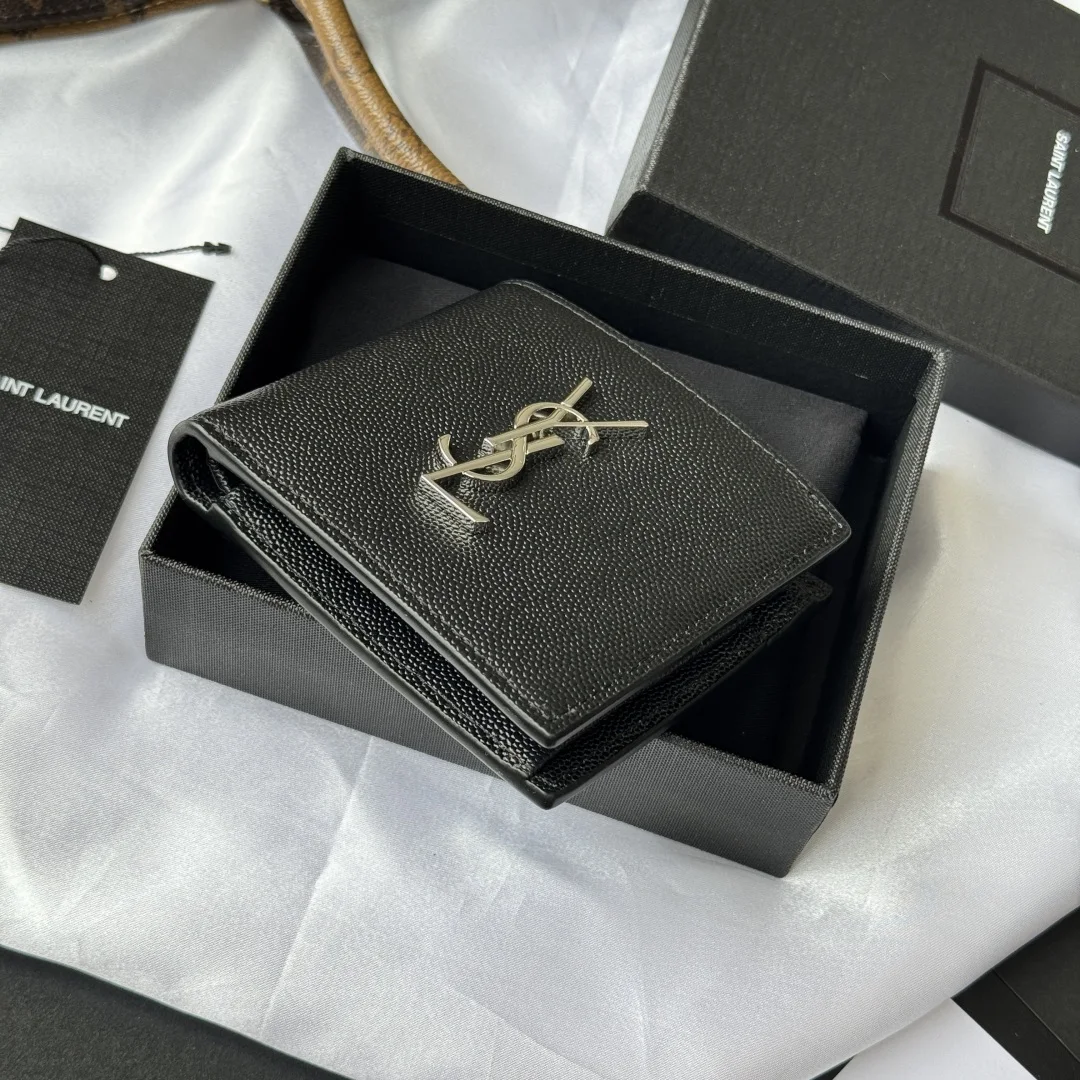 SAINT LAURENT 463249 MONOGRAM Bi-fold Wallet Card Holder - Detail view 5