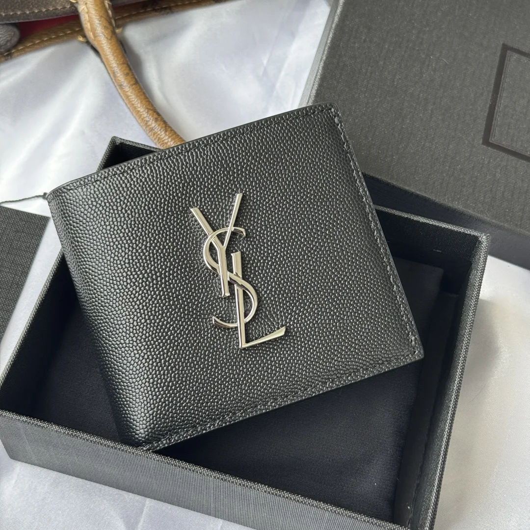 SAINT LAURENT 463249 MONOGRAM Bi-fold Wallet Card Holder - Detail view 6