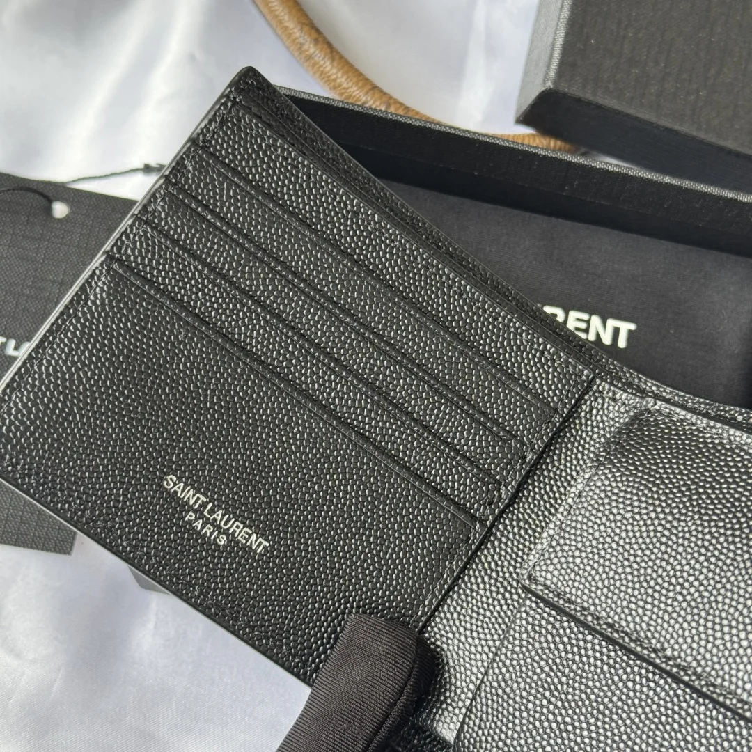 SAINT LAURENT 463249 MONOGRAM Bi-fold Wallet Card Holder - Detail view 8