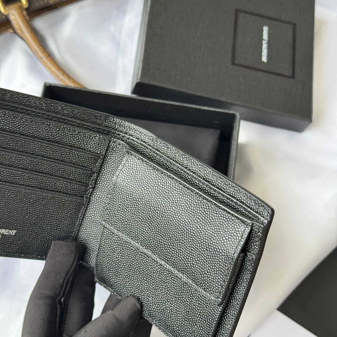 SAINT LAURENT 463249 MONOGRAM Bi-fold Wallet Card Holder - Detail view 9