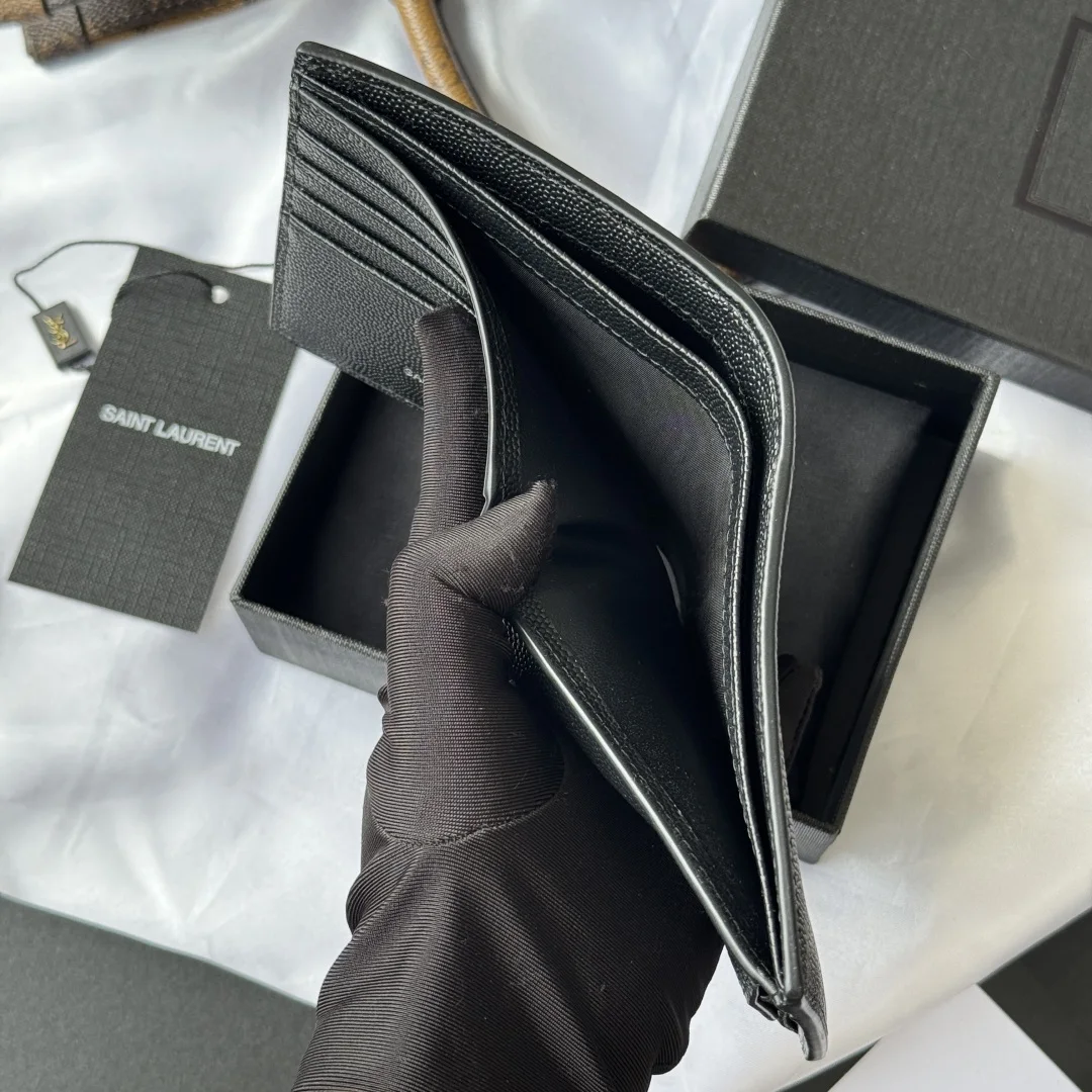 SAINT LAURENT 463249 MONOGRAM Bi-fold Wallet Card Holder - Detail view 10