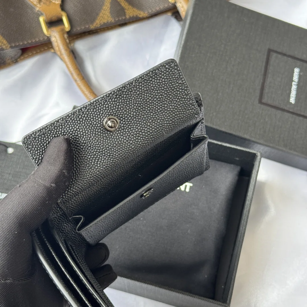 SAINT LAURENT 463249 MONOGRAM Bi-fold Wallet Card Holder - Detail view 12