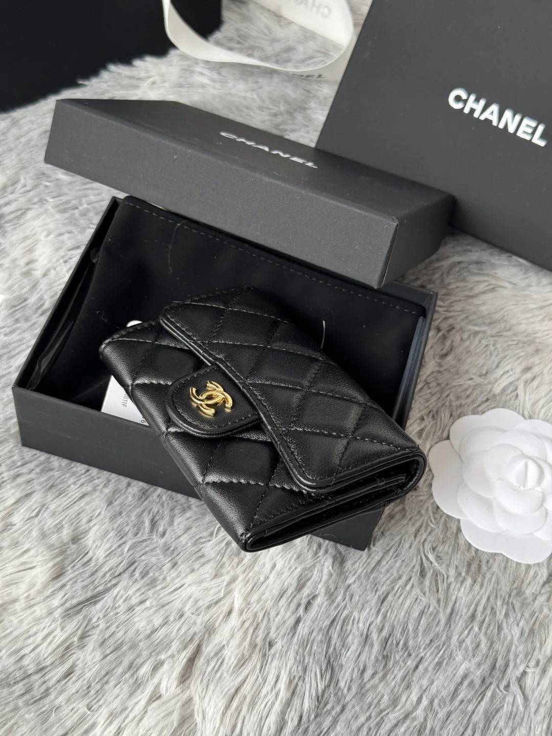 Chanel AP0214 Lambskin CF Cardholder - Detail view 4