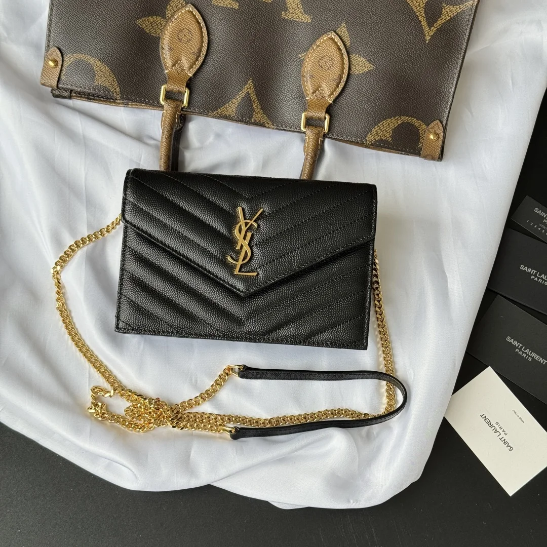 SAINT LAURENT 393953 WOC Small Envelope Bag - Detail view 1